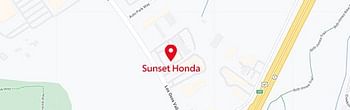 map of Sunset Honda